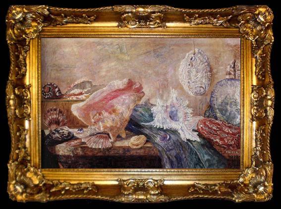 framed  James Ensor Seashells, ta009-2